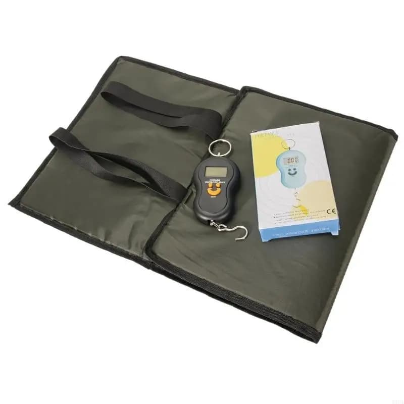 Tapis de déferrage pêche avec balance intégrée - Accessoire pliable pour pêche extérieure