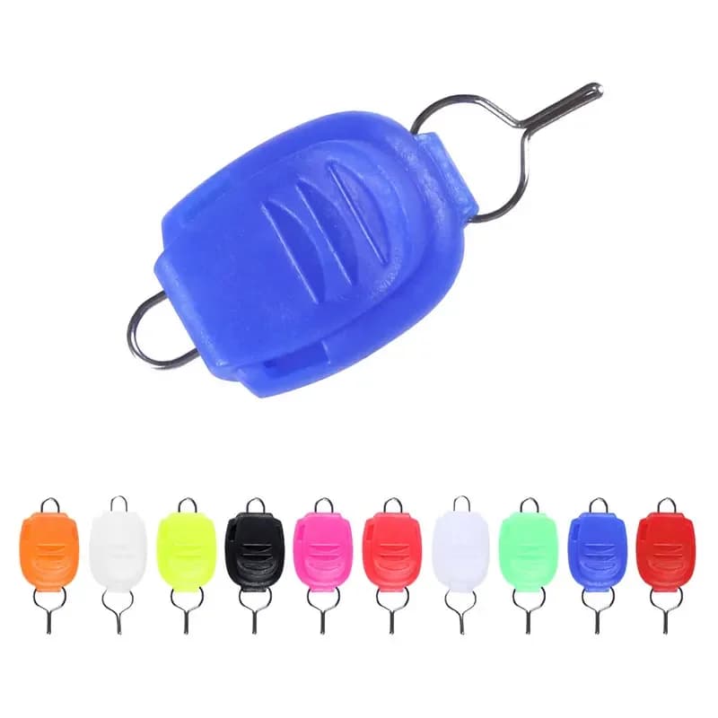 Lot de 5 clips de maintien pour ligne de pêche - Accessoires essentiels pour moulinets casting