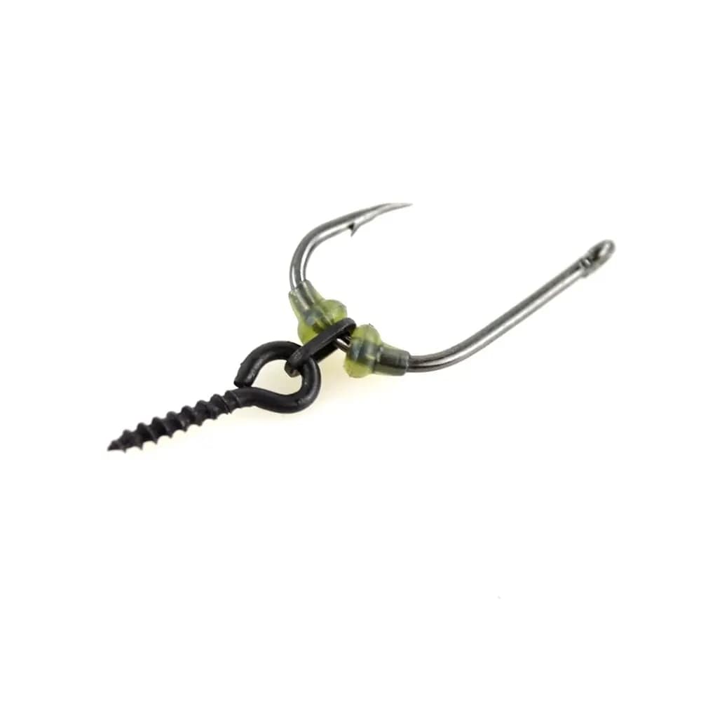 Hirisi 50 Pièces Accessoires Pêche Caoutchouc - Stoppeurs Hameçons Équipement Terminal Tackle AH036