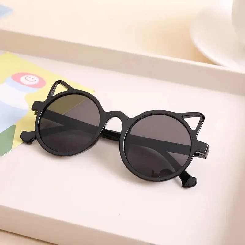Lunettes de soleil enfants oreilles animaux mignons vintage protection solaire pêche famille