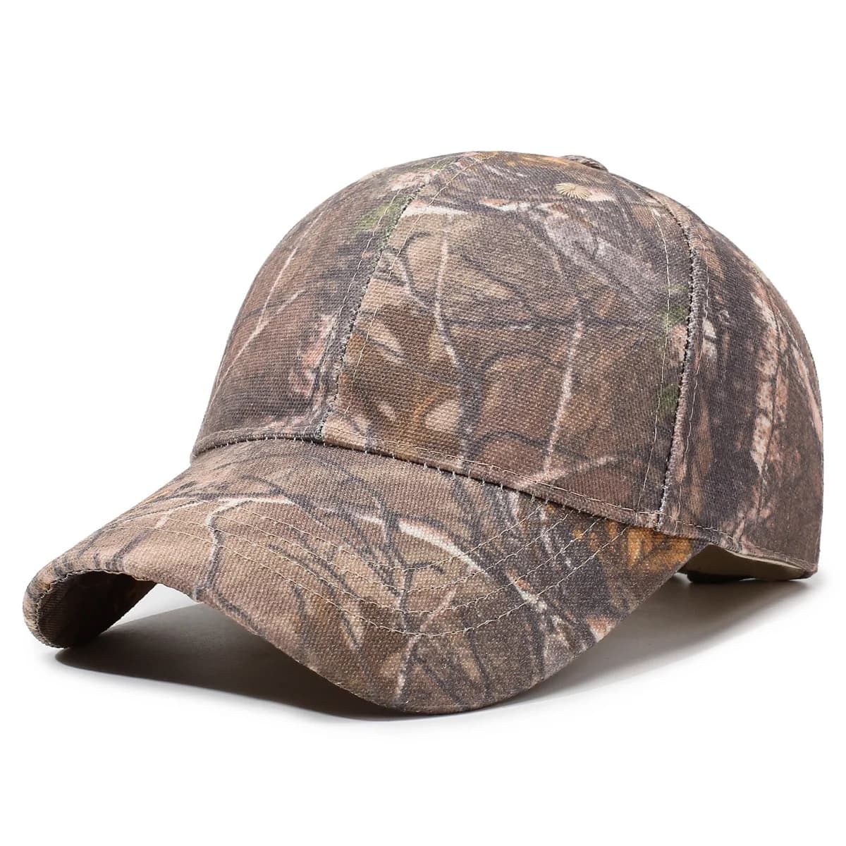 Casquette camouflage feuilles jungle pêche - Pattern nature randonnée - Protection solaire wilderness