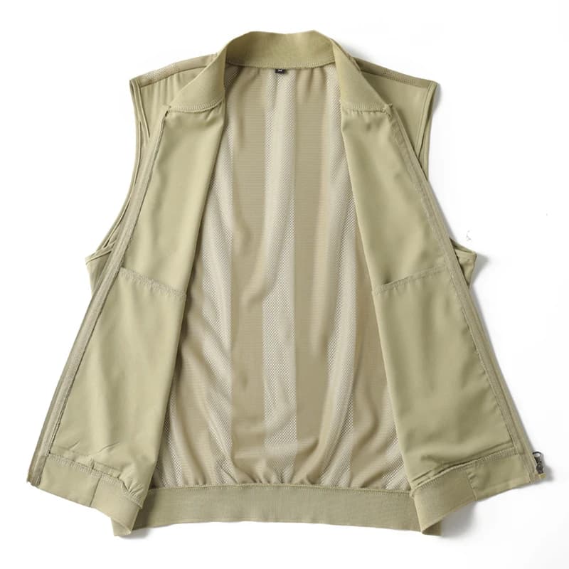 Veste sans manches été ultra-fine homme - Respirante et séchage rapide pour pêche et escalade outdoor