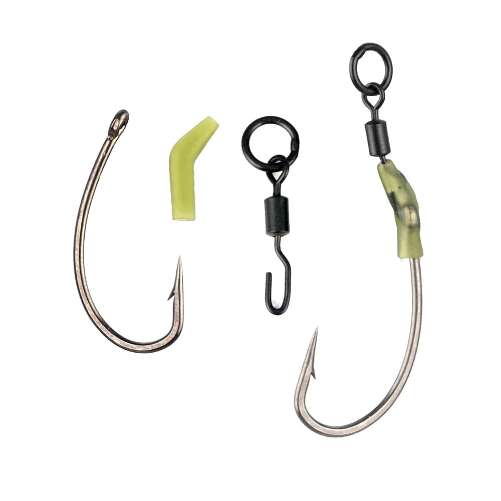 Spinner swivel Ronnie Rig pour carpe - Micro hameçon manchon quick change accessoires pêche