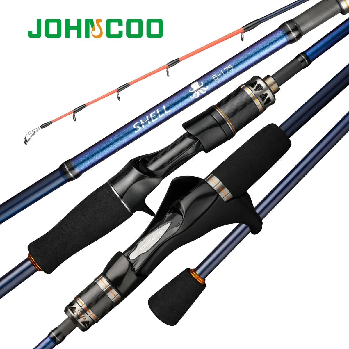 Canne bateau Johncoo poulpe 1.75m poignée pistolet pointe titane pêche au leurre mer