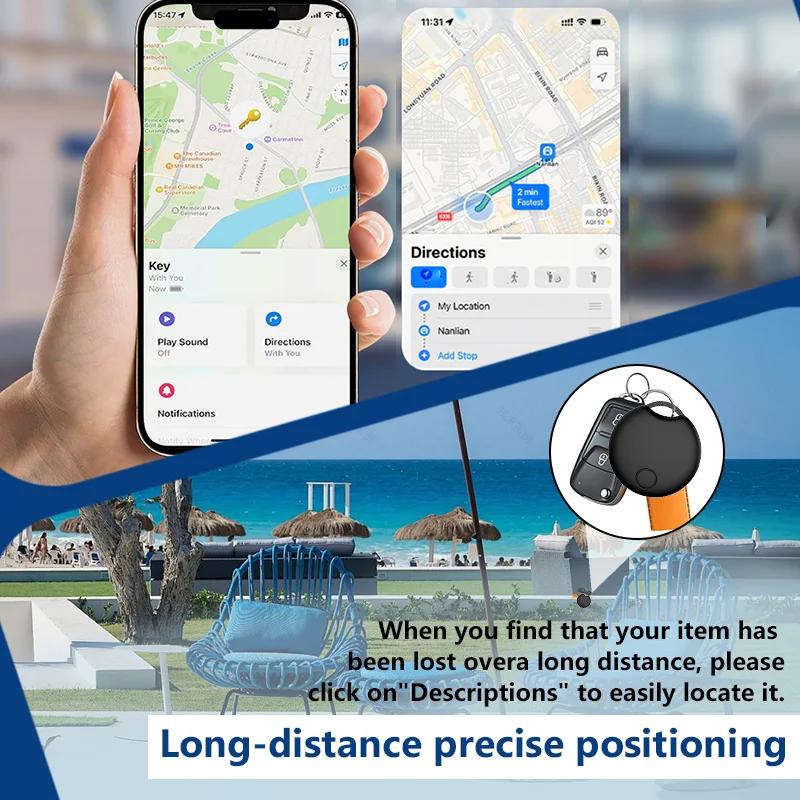 Trackers GPS sécurité - 1/2/4 pièces basés sur Find My iPhone, alarme sonore et rappels par message
