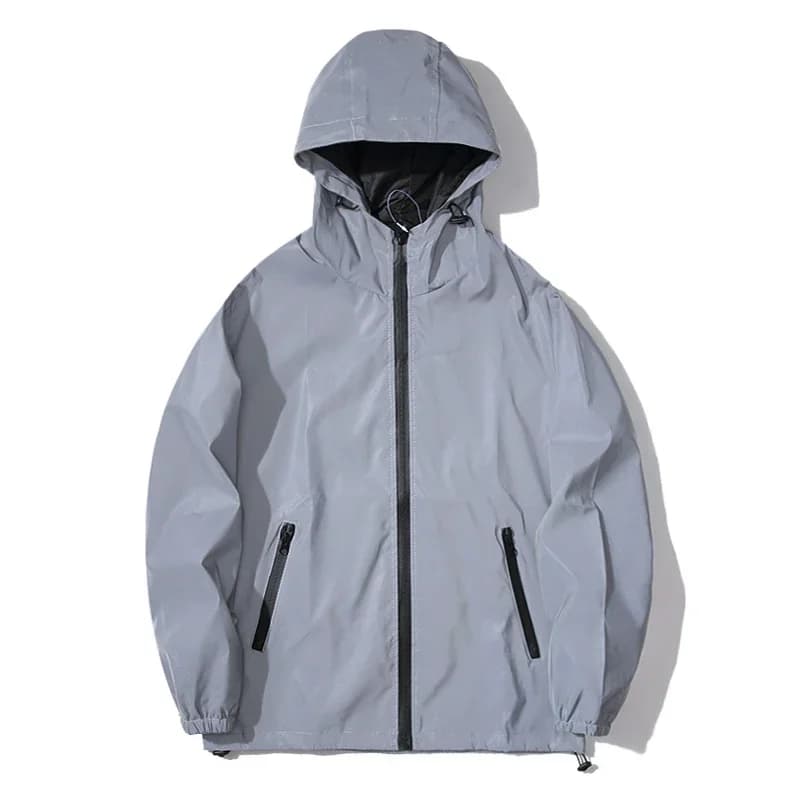 Veste réfléchissante pour couple sécurité nocturne pêche polyester tendance avec effet lumineux