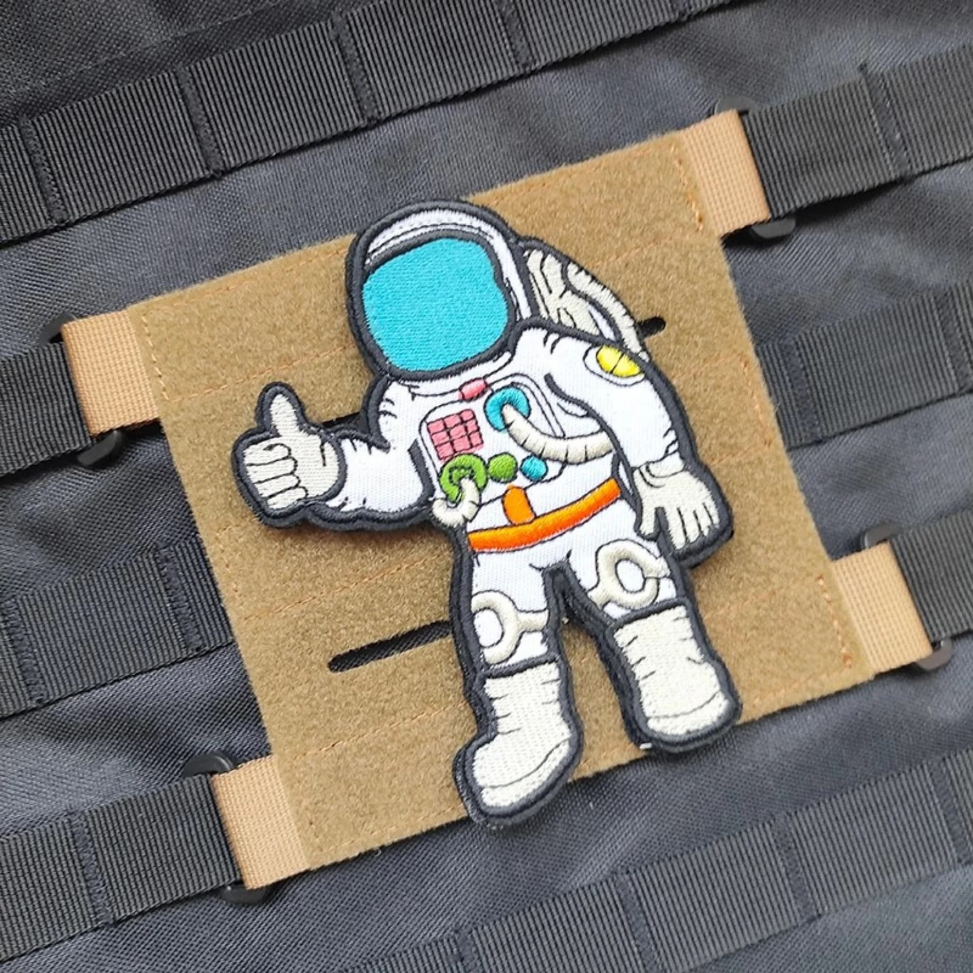 Panneau d'attache Molle pour patchs velcro - Adaptateur pour sac et gilet de pêche personnalisable