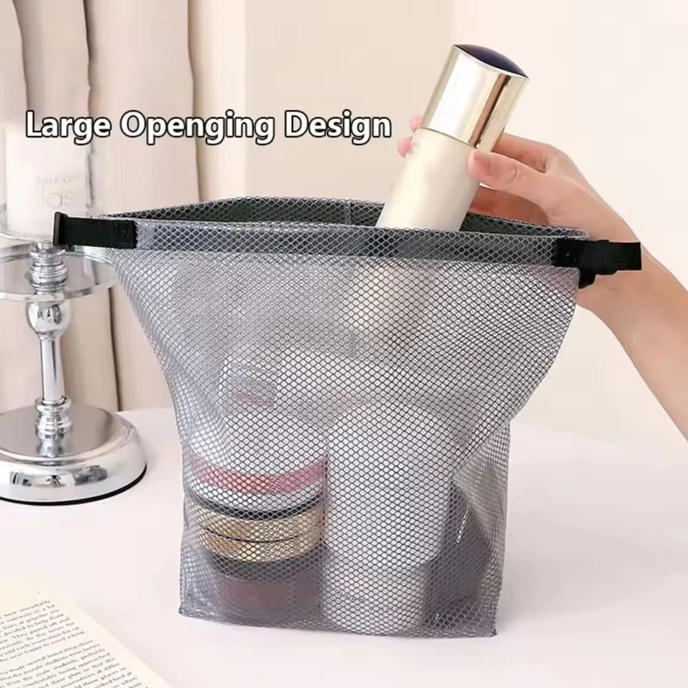 Sac de rangement maquillage voyage étanche - Grande capacité portable pour piscine et activités extérieures