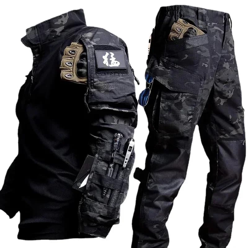 Ensemble tactique militaire pour airsoft chasse pêche paintball randonnée vêtements forces spéciales outdoor