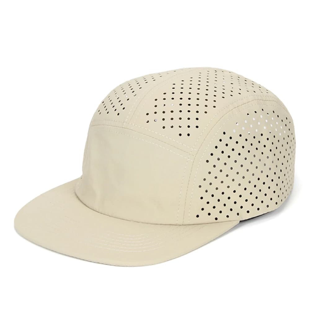 Casquette running perforée légère cinq panneaux pour hommes - Protection solaire séchage rapide