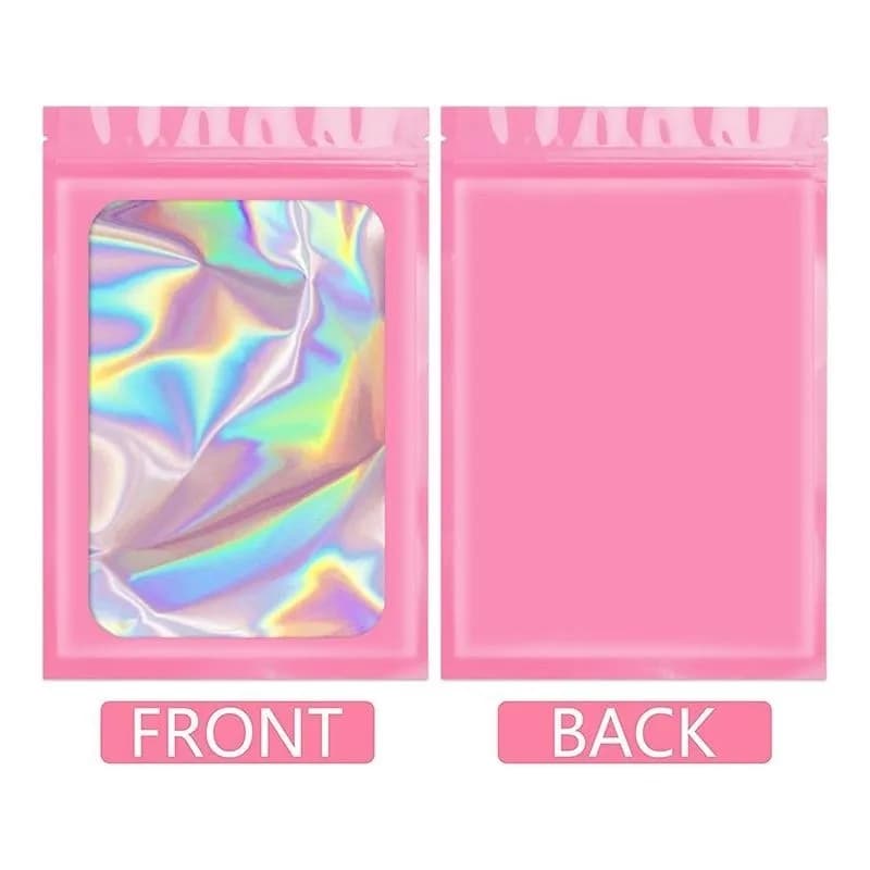Sachets mylar transparents conservation appâts pêche 50 pièces anti-odeurs refermables étanches