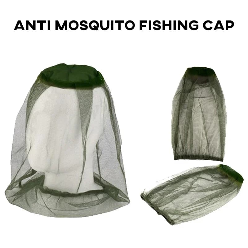 Casquette anti-moustiques pêche réglable mesh respirant homme femme - Protection insectes extérieur