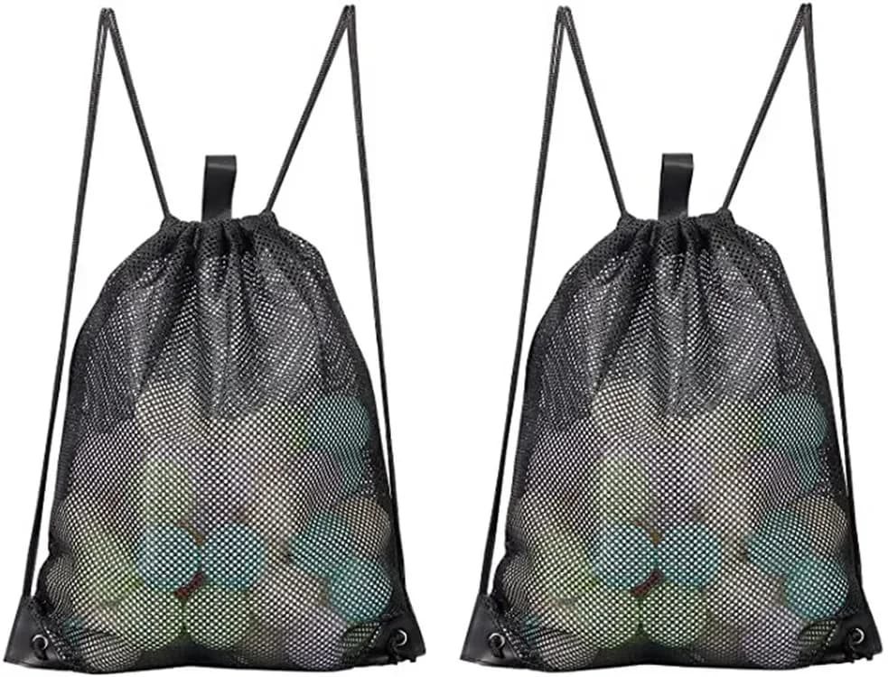 Sac filet pliable avec cordon pour fruits légumes pêche plage rangement équipement léger