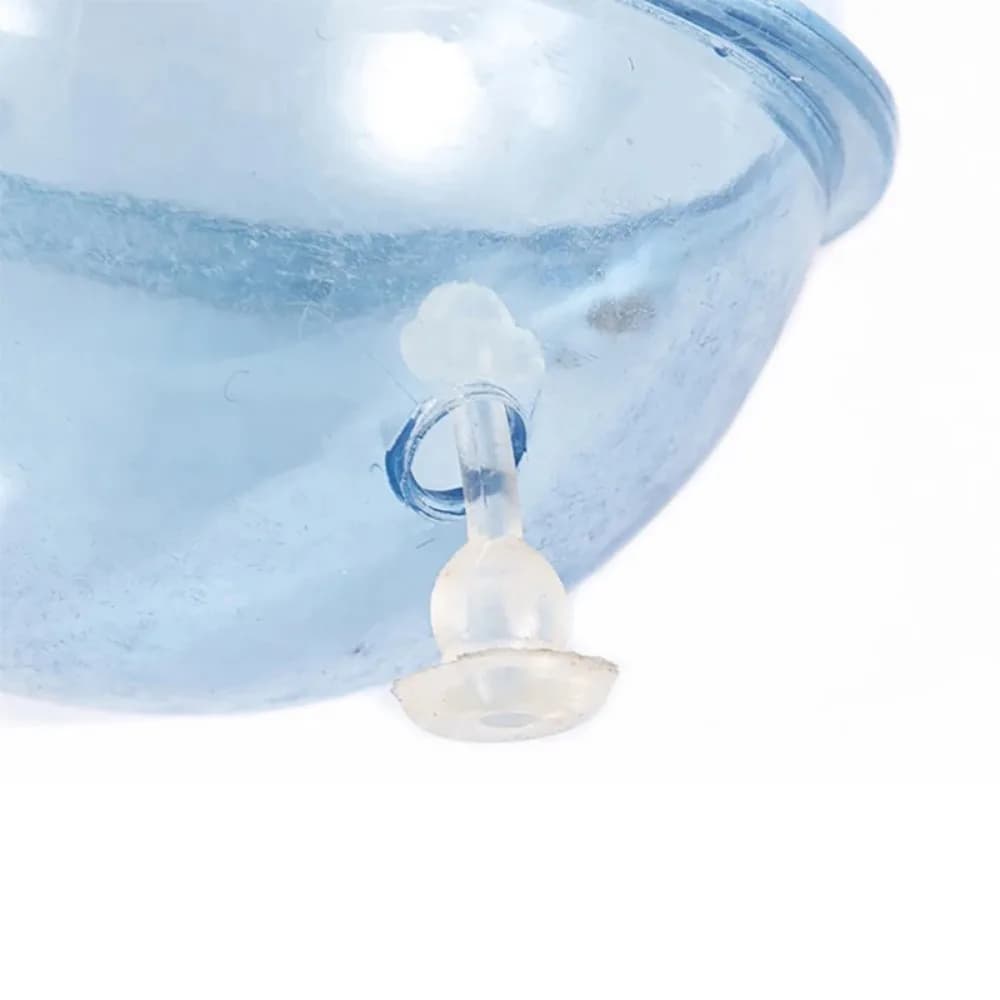 Lot de 5 flotteurs de pêche creux transparents ABS pour bulles de surface et lancers