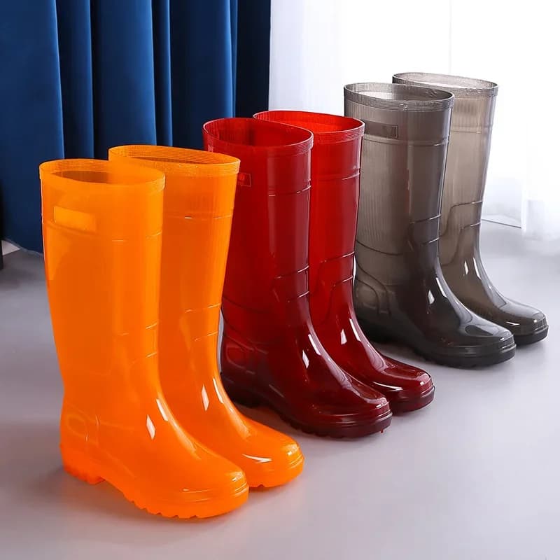 Chaussures eau homme 2023 antidérapantes résistantes hautes imperméables cuisine hiver caoutchouc séchage rapide