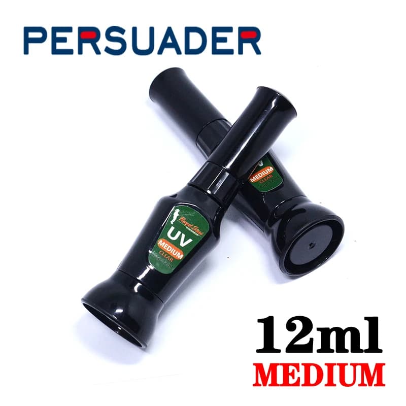 Colle UV Persuder 12ml viscosité moyenne - Matériel montage mouches avec pinceau et aiguille précision