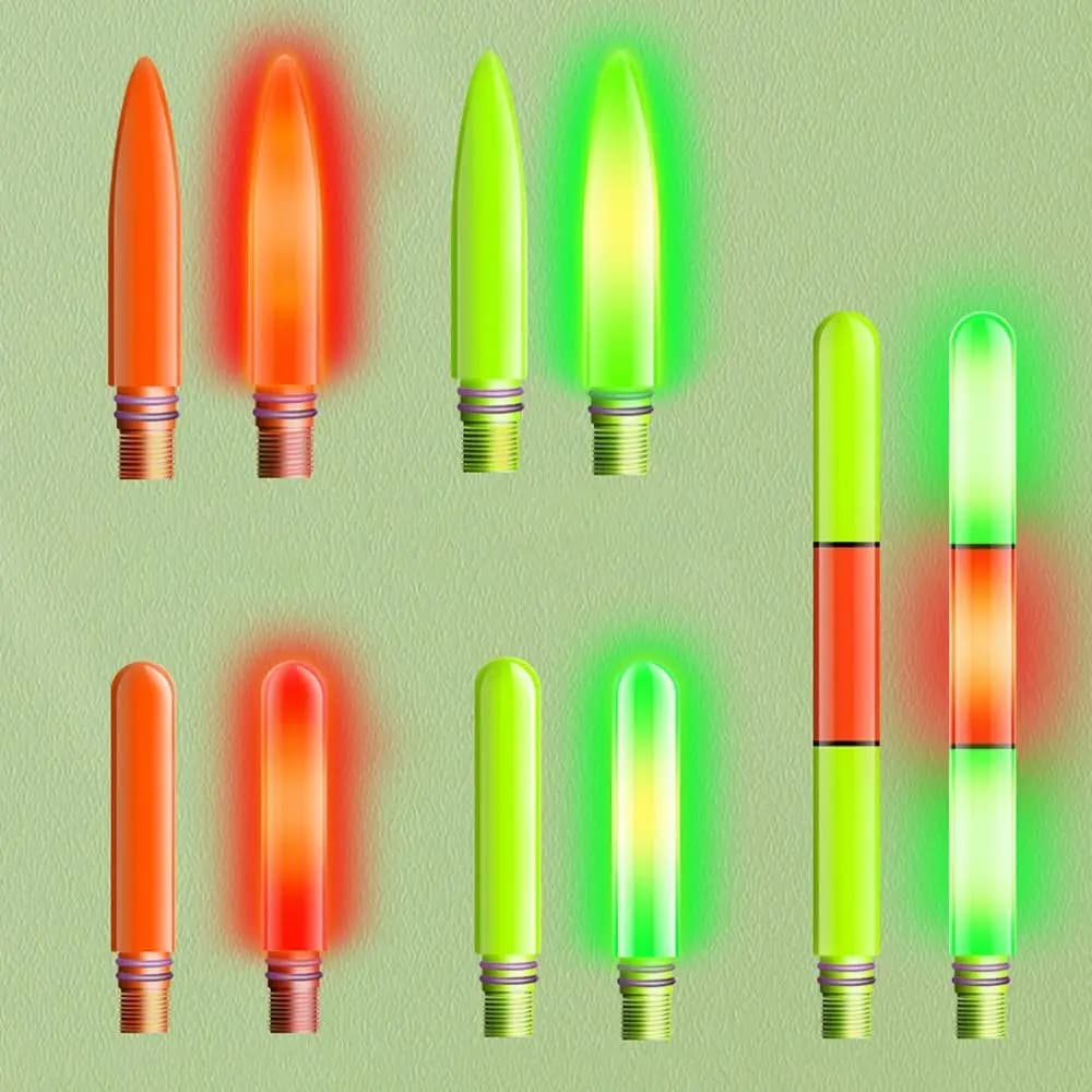 Flotteur électronique LED intelligent pour la pêche, capteur lumineux à changement de couleur, haut de ligne