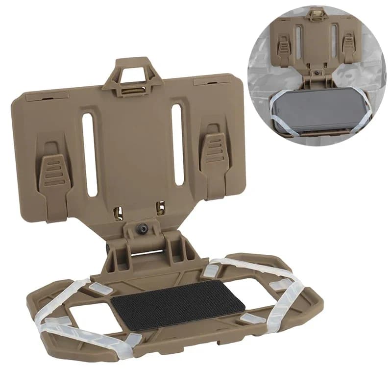 Porte-téléphone tactique MOLLE à accès rapide pour gilet de pêche et airsoft