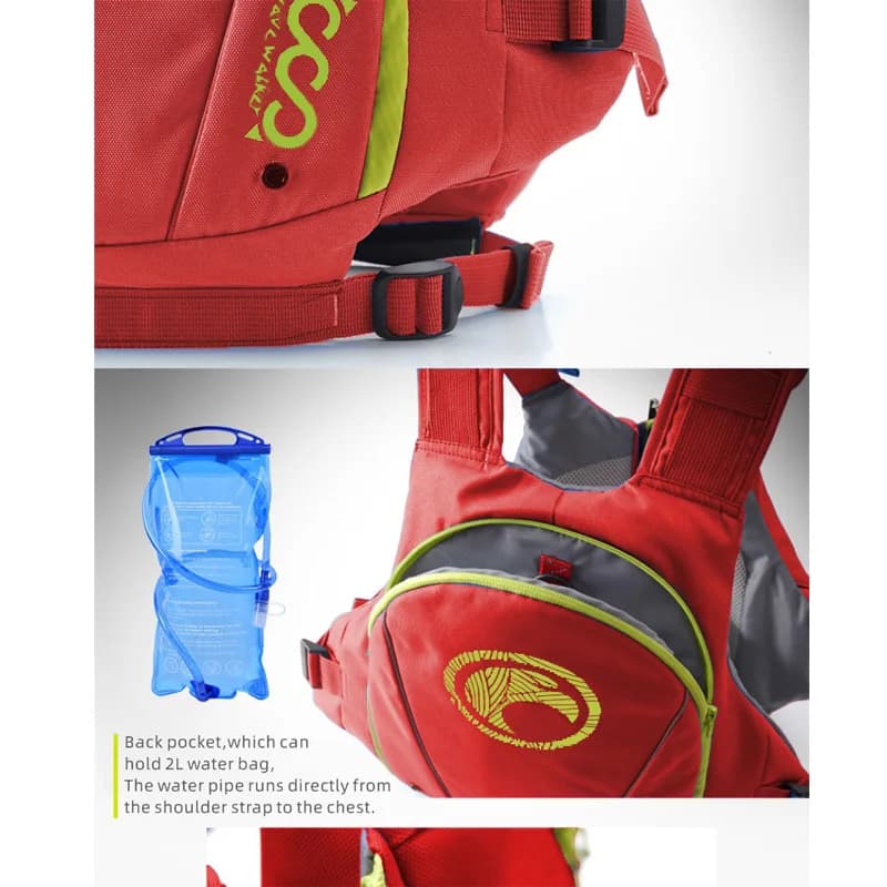Gilet de sauvetage pêche kayak 50N CE avec grande poche pour paddle SUP et activités nautiques