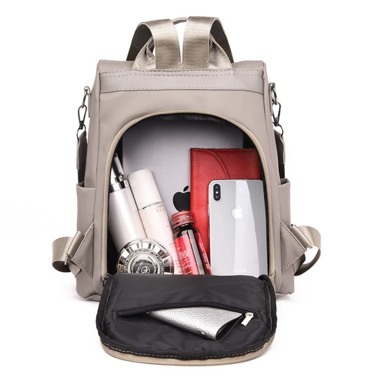 Sac à dos femme Homefish multifonction détachable pour école, voyage et mode - Sac bandoulière casual