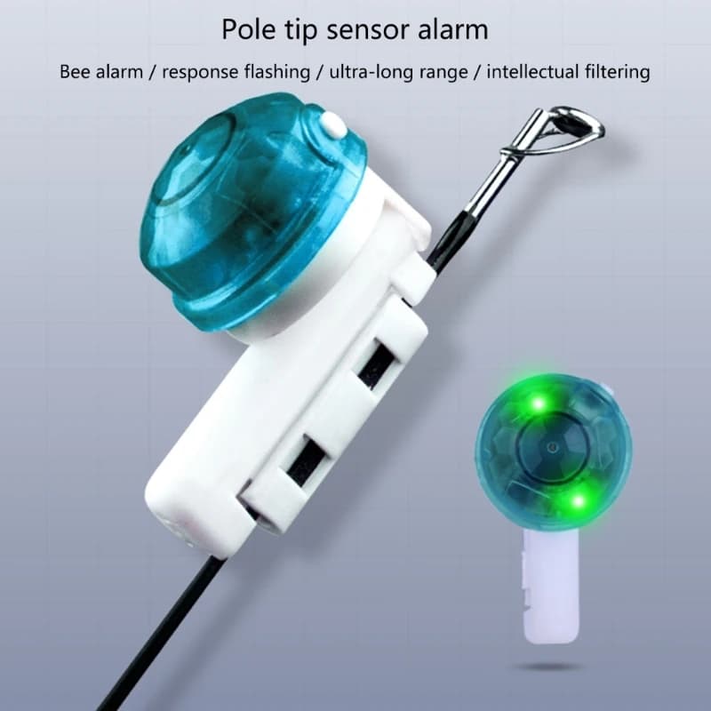 Alarme lumineuse pour canne à pêche Fish Bites - Détecteur de touches universel pour pêche nocturne