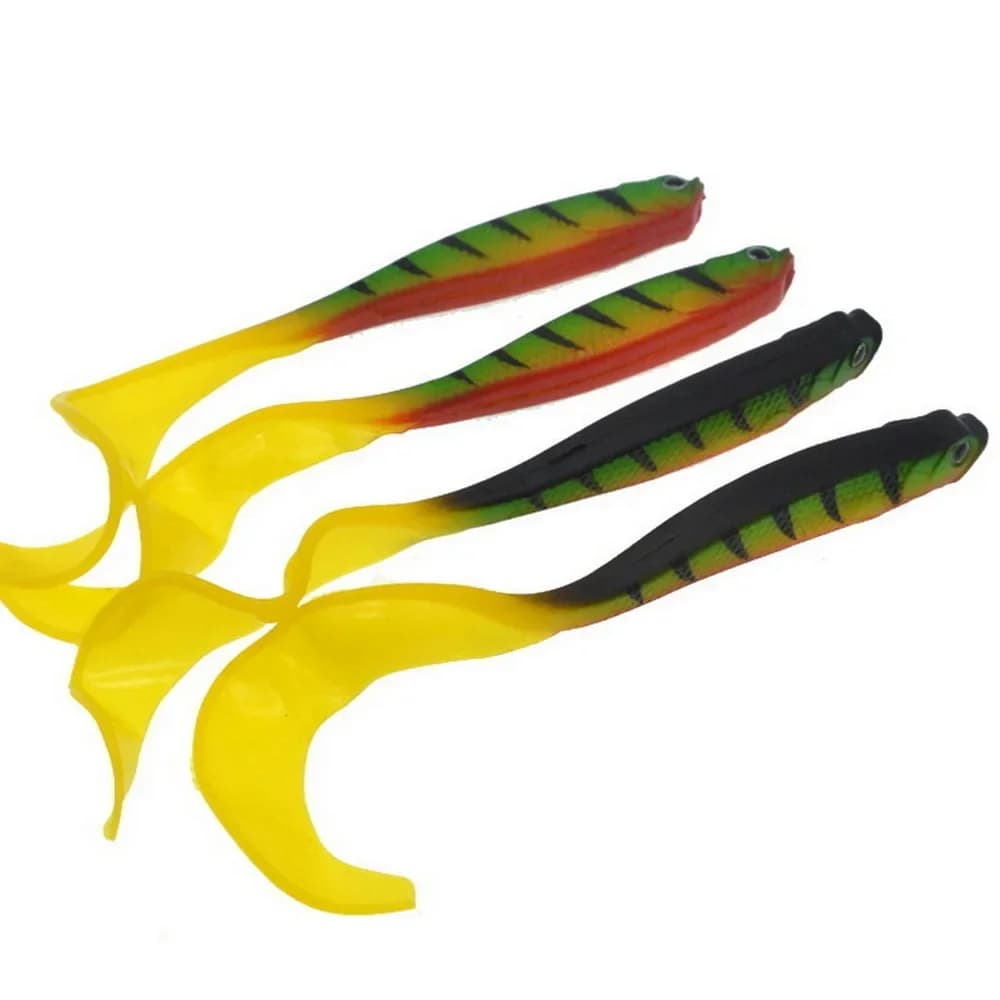 Leurre souple shad 125mm 5.5g queue en T pour brochet et perche - swimbait silicone