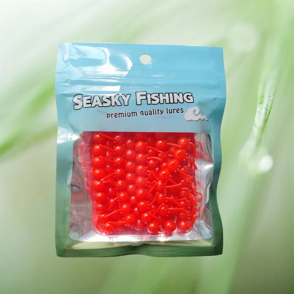 Perles maïs flottantes MUKUN 4mm-6mm pour pêche carpe - appâts silicone souple et attractifs