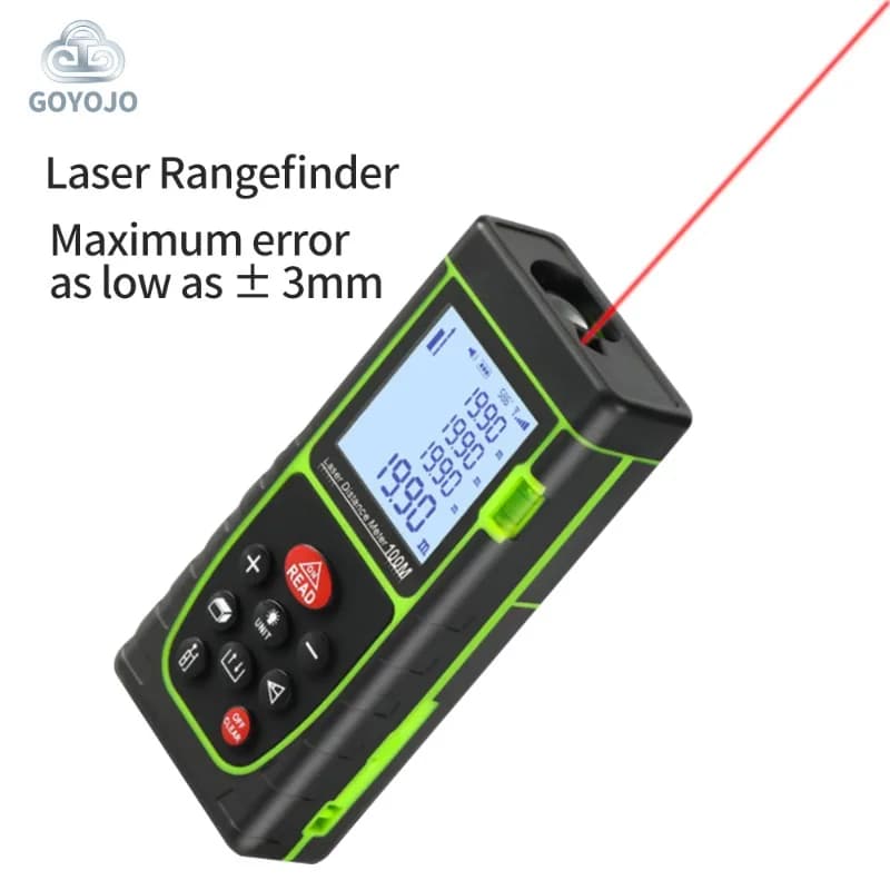 Télémètre laser sans batterie 100m pour pêche - Outil de construction et mesure fiable