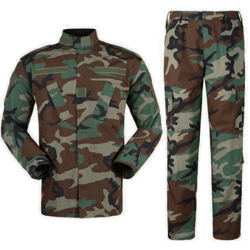 Uniforme jungle camouflage tactique BDU pour airsoft sniper chasse et pêche forêt