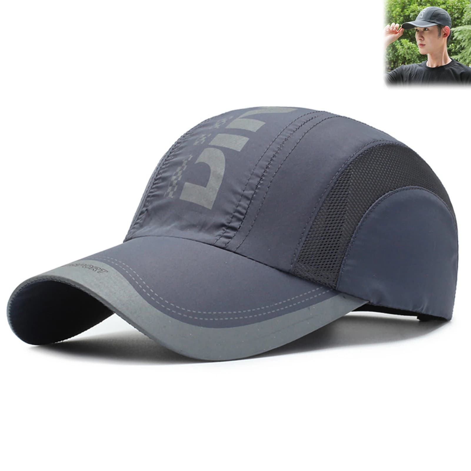 Casquette pêche protection UV séchage rapide randonnée pêche activités outdoor été