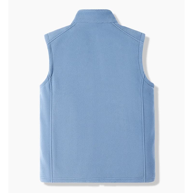 Gilet polaire homme automne 8XL - Veste coupe-vent col montant pour pêche et randonnée hivernale