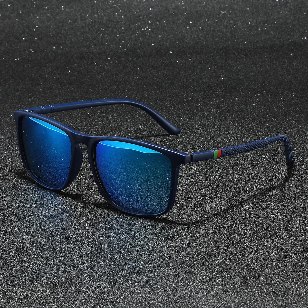 Lunettes carrées polarisées unisexes pêche conduite - Marque designer UV400 fashion homme femme
