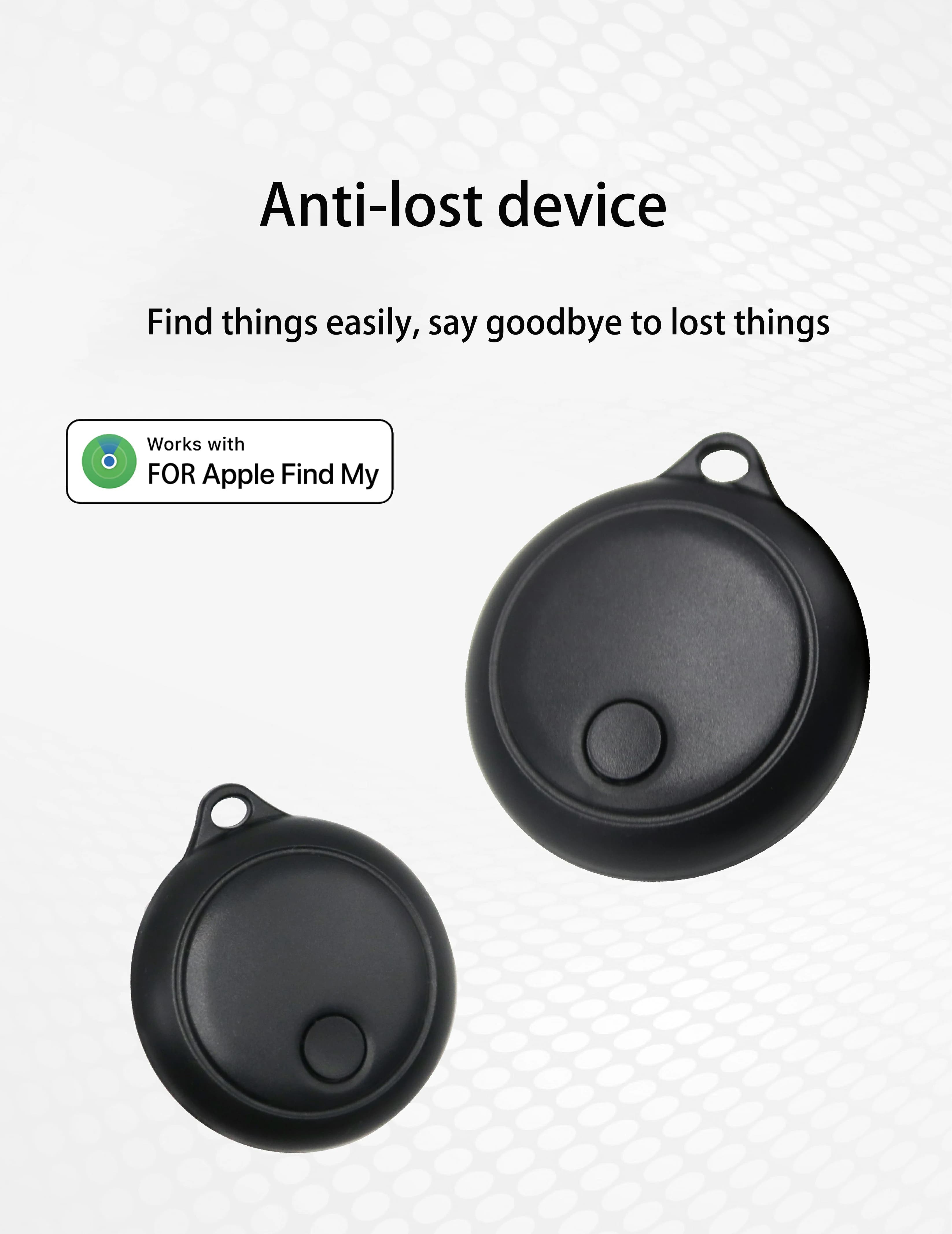 Trackers GPS sécurité - 1/2/4 pièces basés sur Find My iPhone, alarme sonore et rappels par message