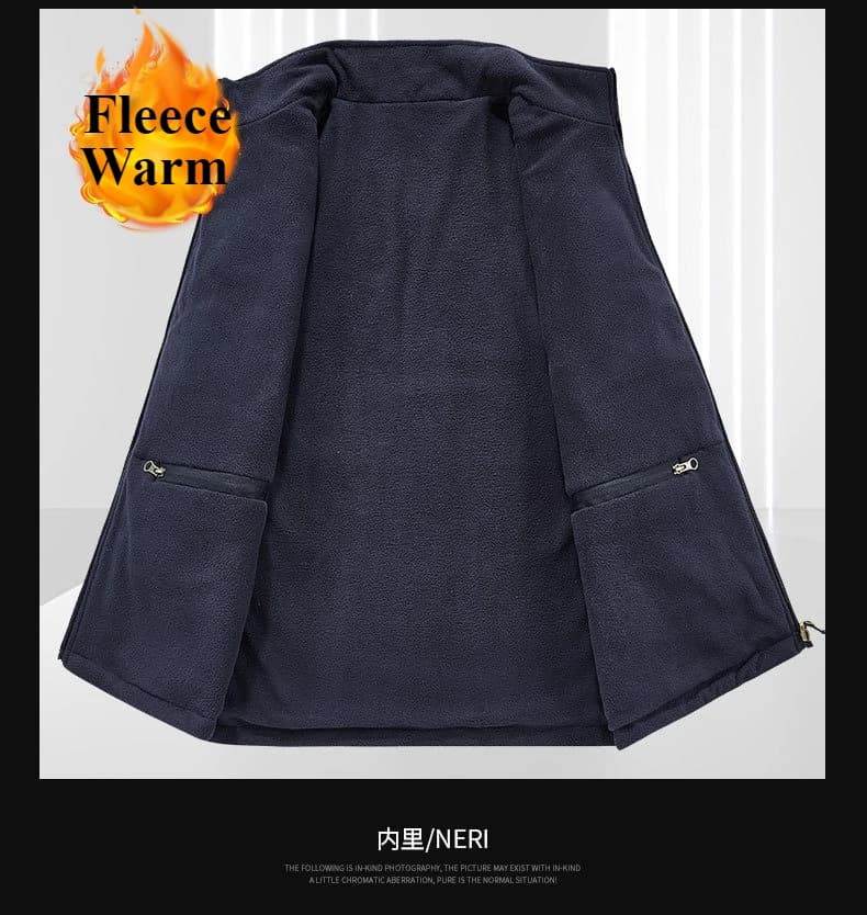 Veste technique pêche 4XL multi-poches - Pratique pour randonnée pêche et safari photo