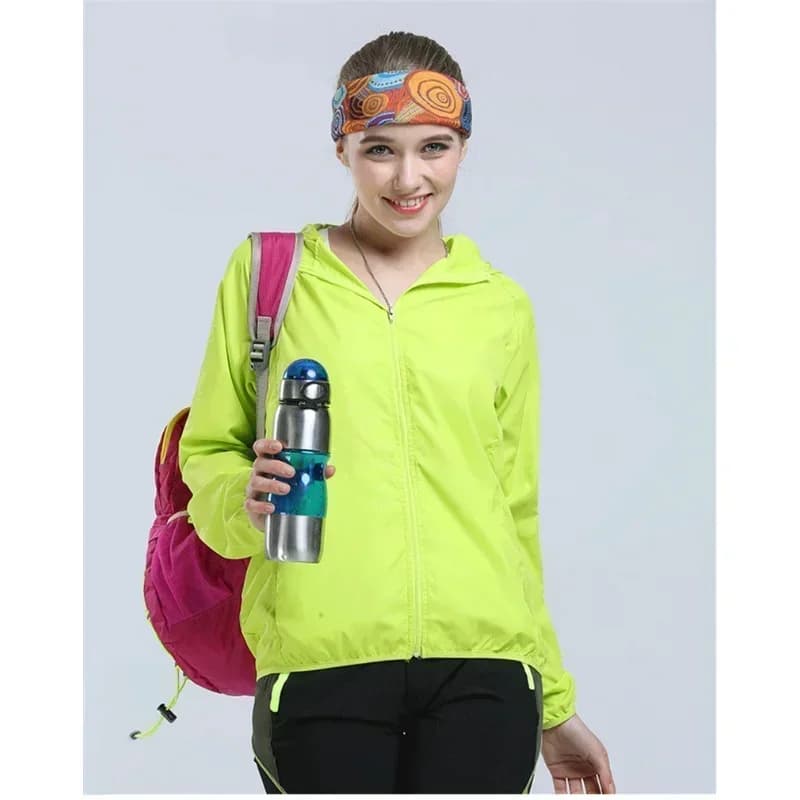 Veste pluie camping imperméable homme femme pêche chasse séchage rapide protection sol poches