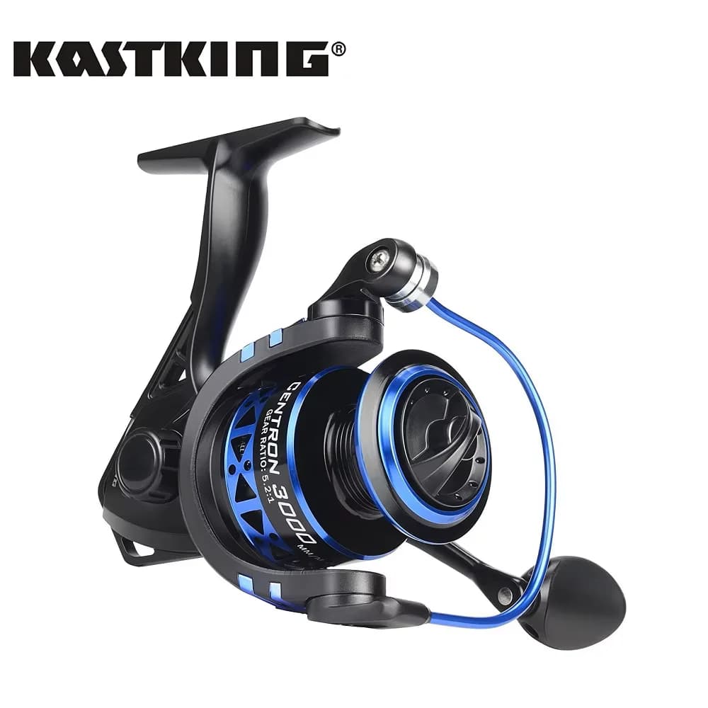 Moulinet spinning KastKing Centron Summer One Way Clutch System profil bas 9+1 roulements pêche carpe