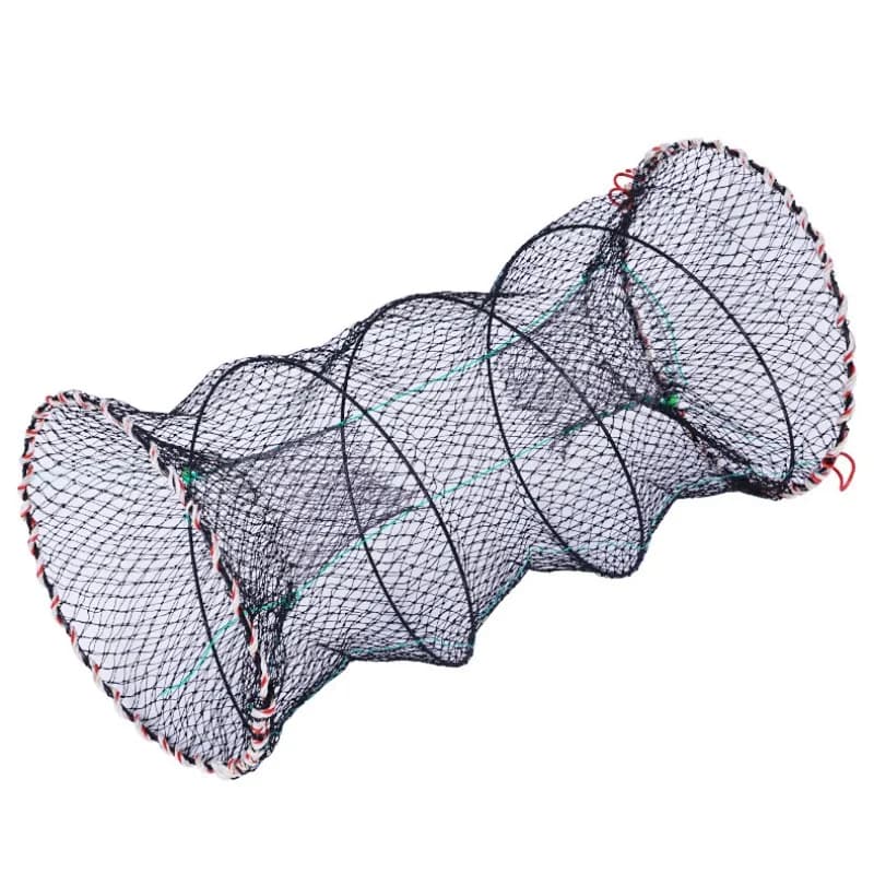 Piège pliable télescopique 40x80cm pour écrevisses, crabes et poissons - Cage portable pêche crevettes homards
