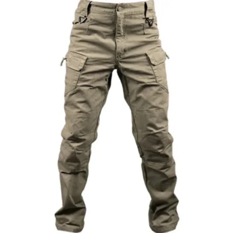 Pantalon tactique chasse pêche 97% coton stretch multi-poches randonnée camping homme