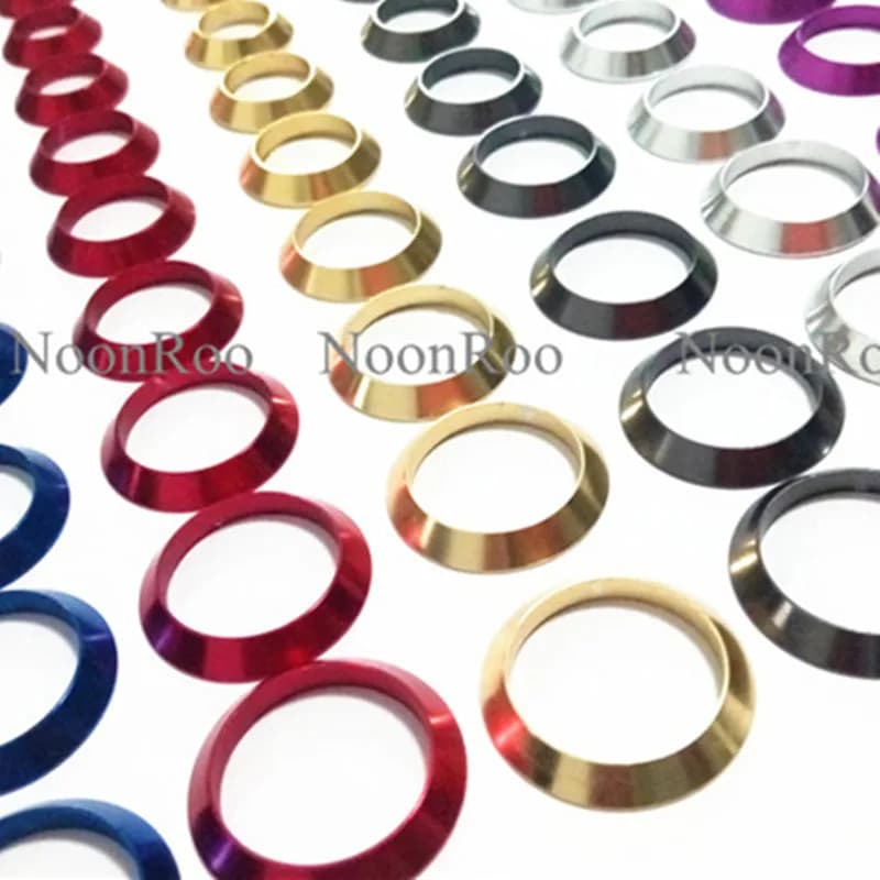 Bague de winding check aluminium pour canne à pêche décoration et réparation DIY mix tailles