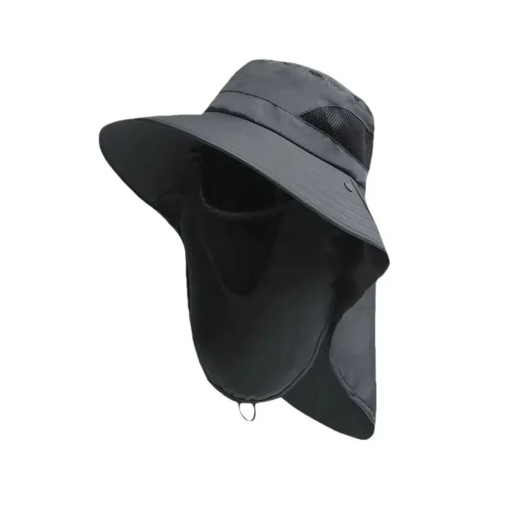 Chapeau de pêche UV protection été pour hommes femmes avec rabat cou nu pêche randonnée camping