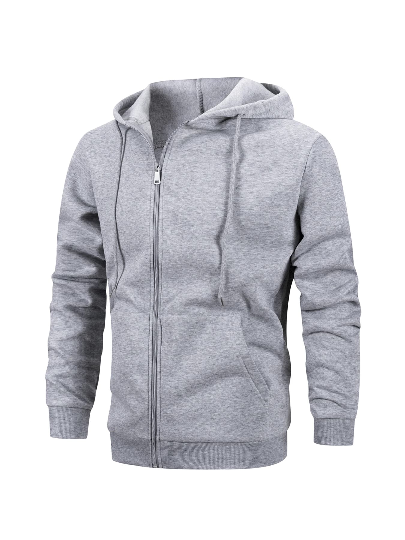 Pull à capuche zip homme sport outdoor - Sweat-shirt casual automne hiver pêche confortable