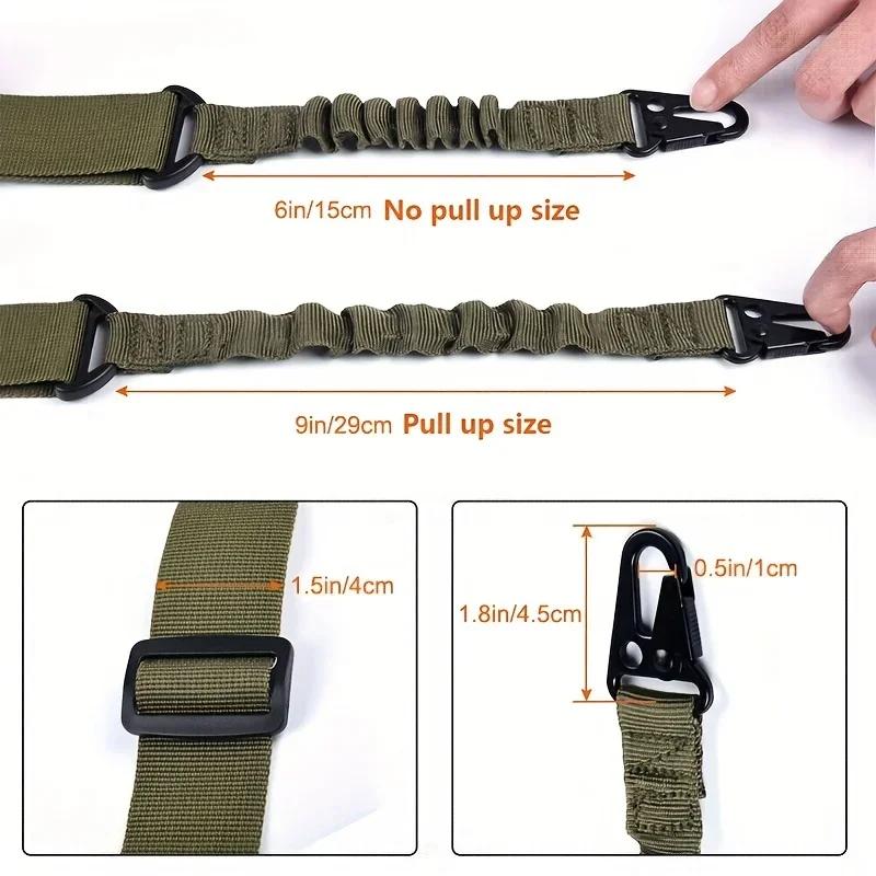 Bretelle tactique réglable 2 points pour fusil - Sangle universelle AR AK pêche et chasse outdoor