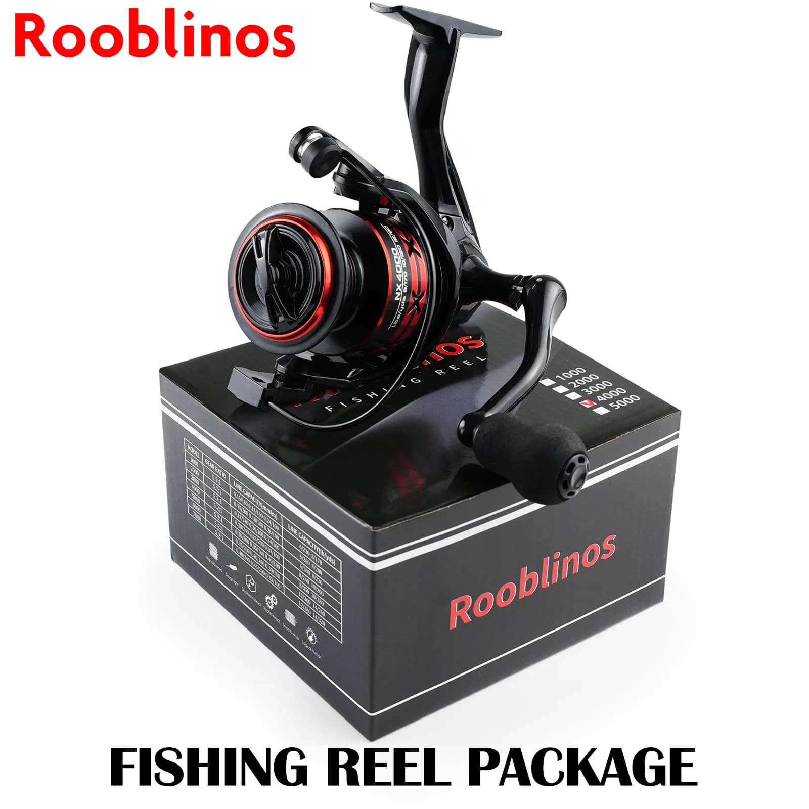 Moulinet POOBLINOS NX 1000-6000 9KG drag bobine métal - Accessoire pêche qualité