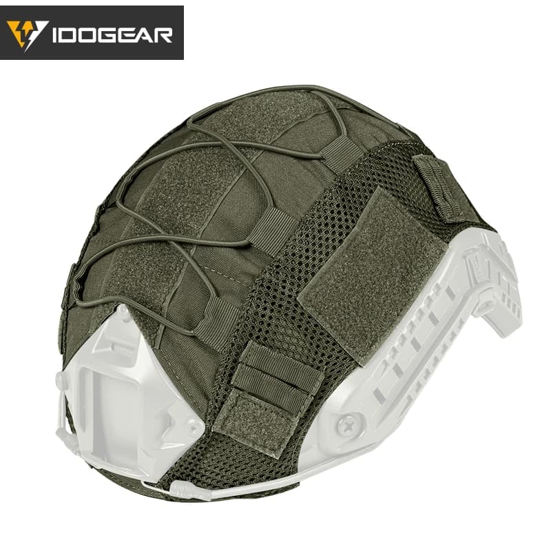 Housse nylon IDOGEAR pour casque FAST - Accessoire tactique couverture chasse pêche