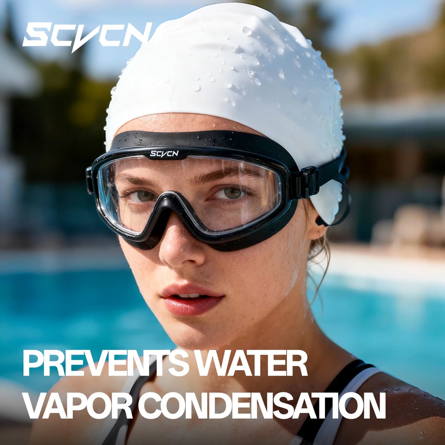 Lunettes de natation SCVCN étanches anti-buée professionnelles extérieur - Protection sous-marine