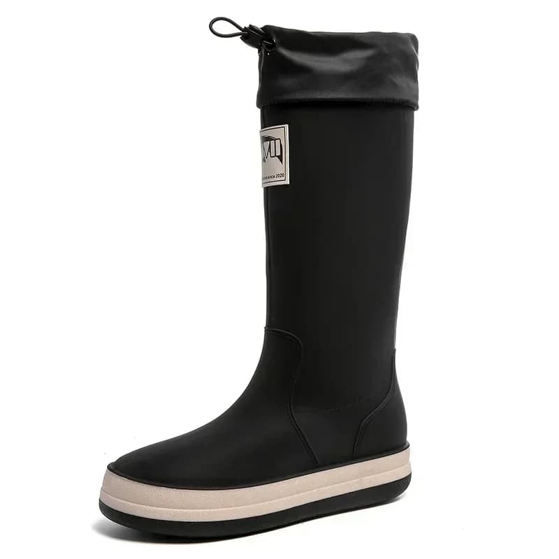 Bottes de pêche couple hautes antidérapantes caoutchouc homme tailles 36-44 lavage auto travail pluie