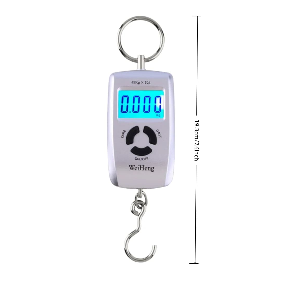 Mini balance électronique suspendue 45kg portable pour voyage poissons et bagages