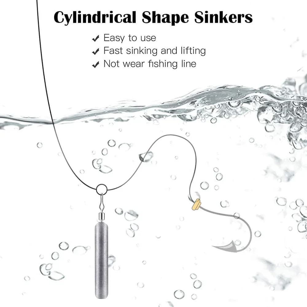 10 plombs pêche dropshot 3.5g à 20g pour pêche précise carnassiers et white bass