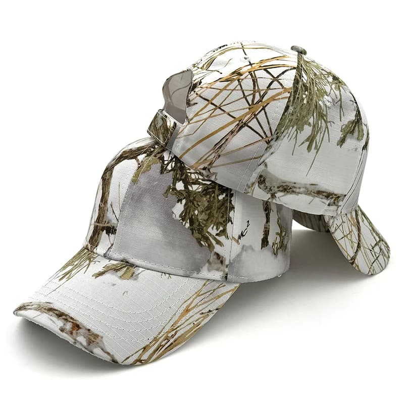 Casquette baseball camouflage unisexe pour pêche jungle - Qualité premium coton tactique
