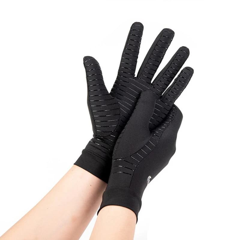 Gants de compression en cuivre pour arthrite, soutien poignet sans glissement pour pêcheurs longue durée